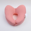 Multifunctional U-shaped nap pillow - pink