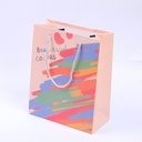Colorful stars vertical gift bag-small