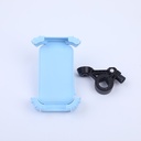 Stylish and simple motorcycle mobile phone holder-blue