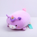 Purple cute animal long pillow plush doll-25cm