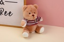 Khaki sweater cute bear plush doll-24cm