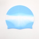Light Blue Gradient Children's Swimming Cap 