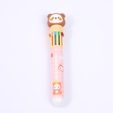 Cookie bear ten color ballpoint pen
