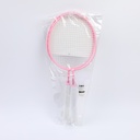Children's badminton racket 2pcs-pink (including 2pcs shuttlecock)