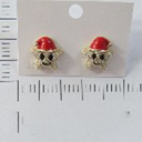 Christmas series mini santa stud earrings 
