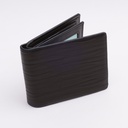 Irregular Texture Men's Short Wallet - Brown