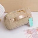 Sparkly Shell Makeup Bag - Gold