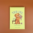 TEDDY ISLAND Series A5 Monthly Planner - Colored Inner Pages 50 PCS