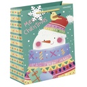 Christmas Aesthetic Series - Snowman Gift Bag Vertical Size S