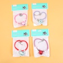 Large colored string bell collar
