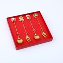 Resin decoration christmas spoon and for