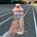 Large capacity double drinking plastic c