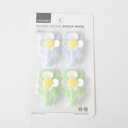 Flower strong sticky hook 4pcs