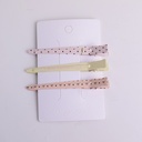 Polka Dot No-Crease Hair Clips – 3pcs