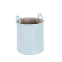 Candy Color Heart Storage Round Bucket - Blue