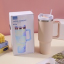 HS-BWB6001Stylish Design Portable Large-Capacity Car Mug 1.2L - Coral Pink