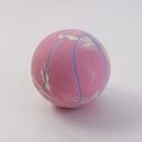 (HS-PET2203) 7.6cm Swirl Basketball (Smooth) Dog Toy - Pink