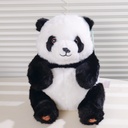(HY-MR8006) Sitting Panda Plush (Basic Style) - 20cm (Plastic Eyes)