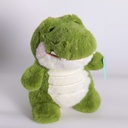 HY-MR8006 Standing Dinosaur Plush Toy – 22cm (Plastic Eyes)
