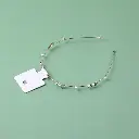 Fashion rhinestone pearl alloy hair band